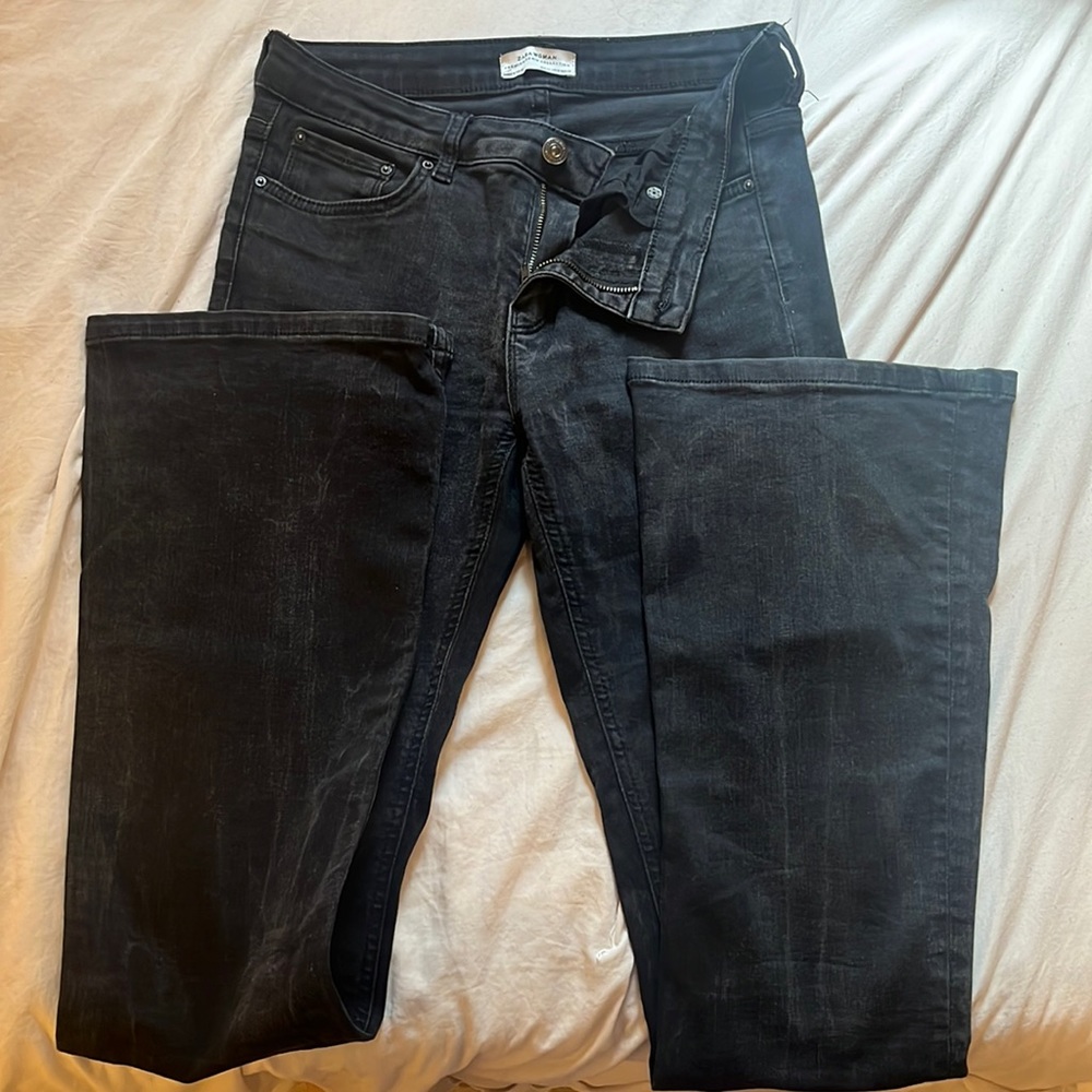 Zara low rise flare jeans size 8